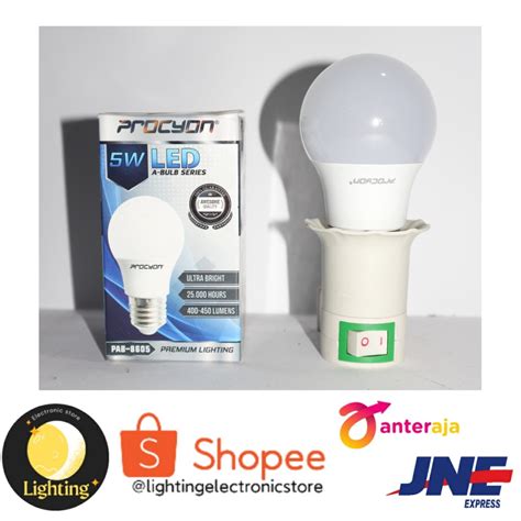 Jual Lampu Led Procyon Watt Warm White Kuning Hangat Shopee Indonesia