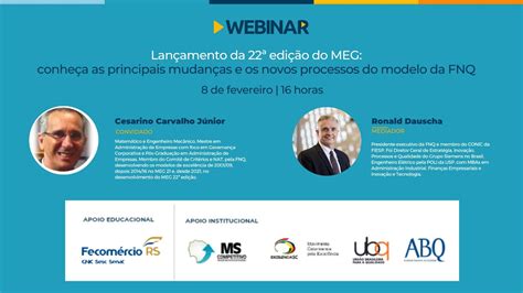 Webinar Lan Amento Da Edi O Do Meg Principais Mudan As E