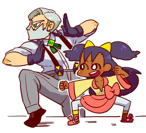 Drayden and Iris - Pokemon Drayden Fan Art (34659584) - Fanpop