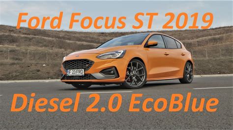 2019 Ford Focus St Diesel Ecoblue 20 Accelerations Engine And Exhaust Sound Youtube