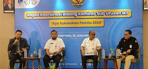 Dirjen Ikp Kemenkominfo Ri Gelar Rakor Sukseskan Pemilu Infobatam