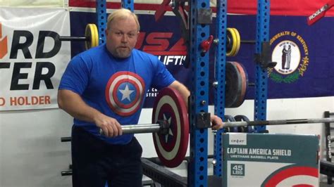 Captain America Shield 45 Lb Plate Review Youtube