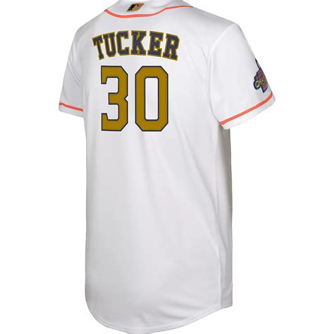 Nike Youth Houston Astros Gold Kyle Tucker Replica Jersey Academy