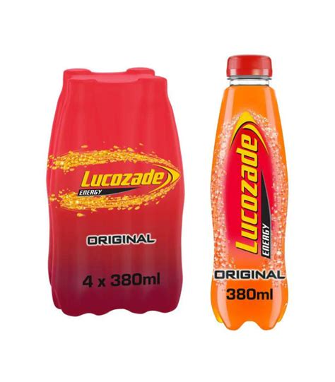 Lucozade Energy Original 4 X 380ml - Global Brand Supplies