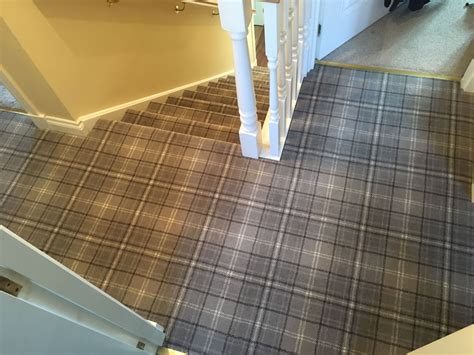 Staircase Tartan Masterfitting Carpets Flooring Home Plaid