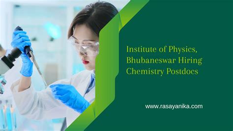 Institute Of Physics Bhubaneswar Hiring Chemistry Postdocs