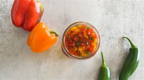 Sweet And Spicy Pepper Jelly Recipe