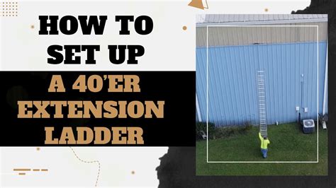 set   er extension ladder youtube