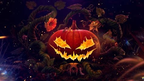 Halloween Pumpkin Wallpaper 4K, Surreal, Scary, 5K, 8K