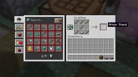 Minecraft Armor Stand Recipe