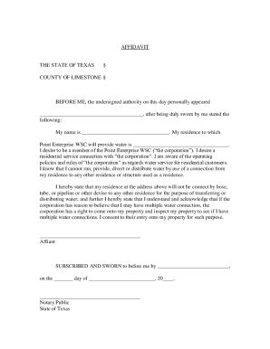 Fillable Online This Form Is An Example Of An Affidavit Of Non