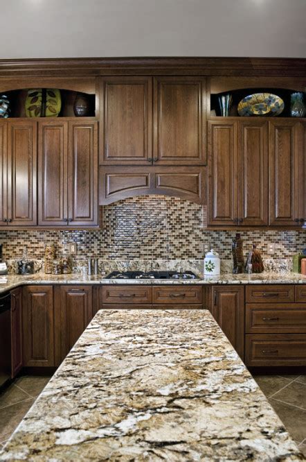 Granite Countertop And Tile Backsplash Pictures – Countertops Ideas