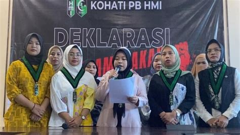 Kohati PB HMI Deklarasi Selamatkan Demokrasi Indonesia Di Pemilu 2024