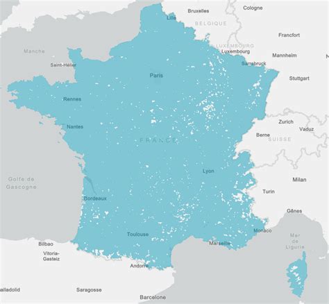 Couverture Bouygues 5G 4G Carte réseau Test Déploiement