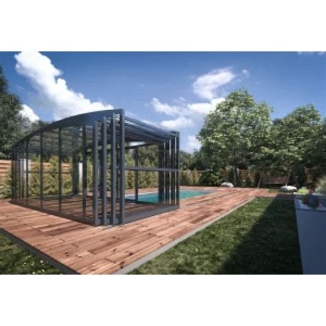 Abri Piscine Haut Cubic T Lescopique Fullvision