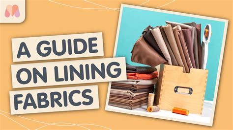 A Guide To Linings And How To Line Your Fabric Youtube