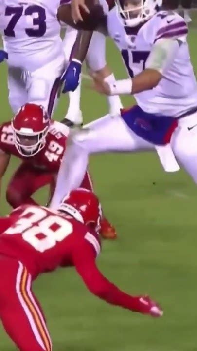 Josh Allen Over Hurdle Ave This Time Shorts Viral Fyp Football