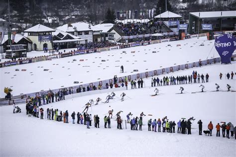 rivisitate le piste da sci  fondo  lago  tesero unsertirol