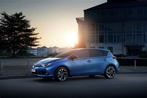 Hybrid Toyota Auris Hatchback Blue HD Wallpaper Rare Gallery