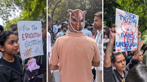 cjp protest students raise voice  paper leaks push