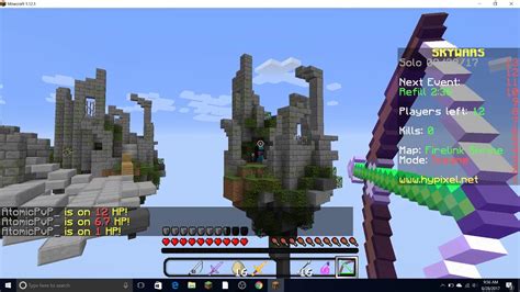 Minecraft Skywars I Suck At Ender Pearling Youtube