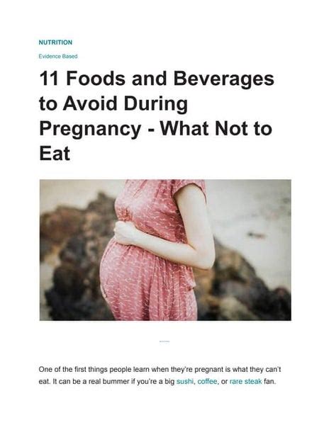 15 Miscarriage Foods To Avoid During Early Pregnancy