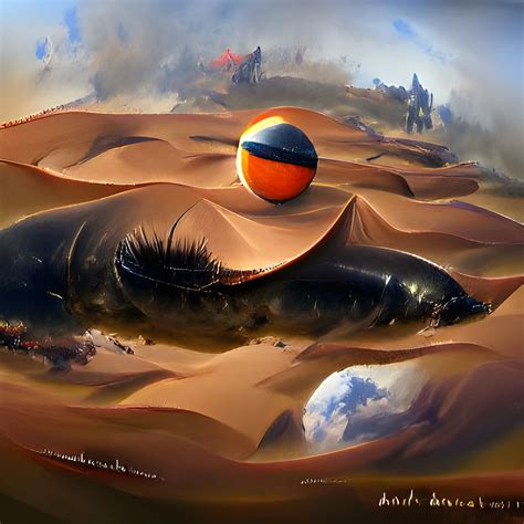 Arrakis Dune Desert Planet By Wojciech Siudmak Ai Generated Artwork