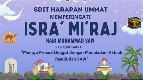 Peringatan Isro Mi Roj Nabi Muhammad Saw Rajab H Youtube