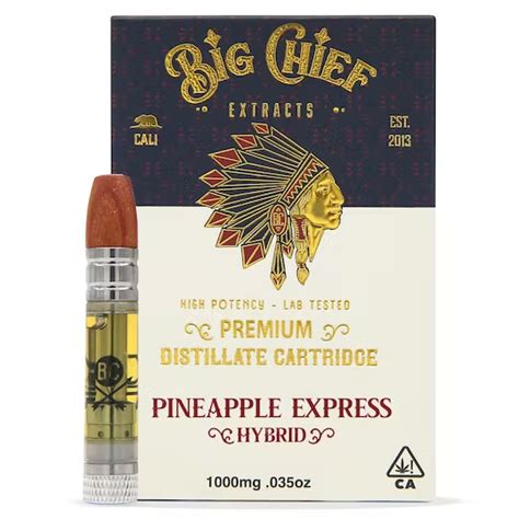 Big Chief Thc Cartridge G Pineapple Express Big Chief Carts