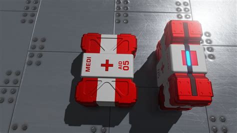 Sci Fi First Aid 3d Model Cgtrader