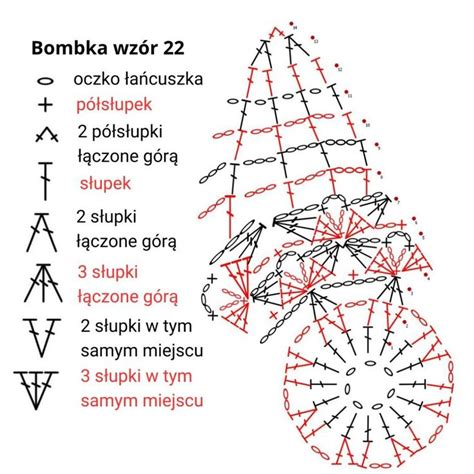 Bombka 9 cm na szydełku Bajery Eli