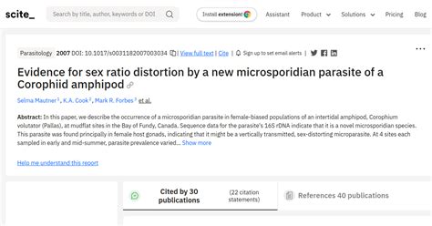 Evidence For Sex Ratio Distortion By A New Microsporidian Parasite Of A