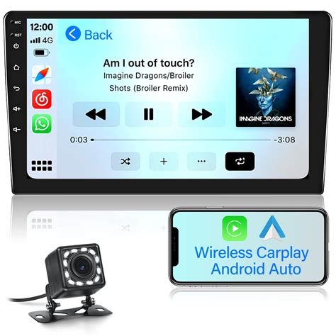 Buy Wireless Apple Carplay Double Din Android 10 1 Car Stereo With GPS