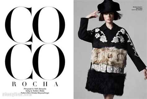 Pose女王 加拿大超模coco Rocha时尚写真 制作系手工网