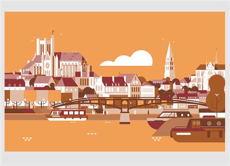 Cartes Touristiques Touristic Maps Behance