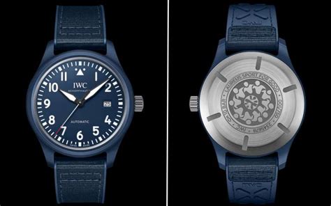 Iwc Launches First Blue Ceramic Pilots Watch For Laureus Sport For Good