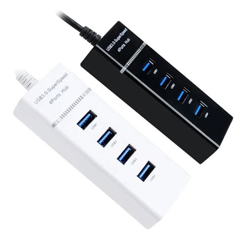 Usb Hub 3 0 Usb Splitter Multi Usb 3 0 Hub Multiple 4 Port Hub