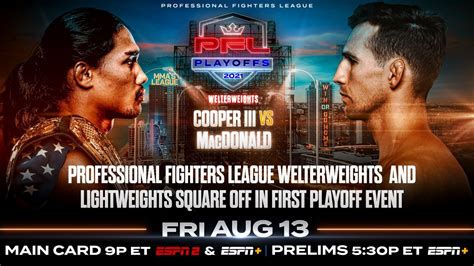 Professional Fighters League Welterweights And Lightweights Square Off