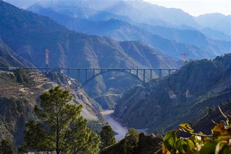 First Trial Run On Chenab Rail Bridge