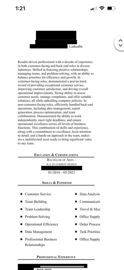 I Got My Resume Professionally Revised Unemployed Looking For Customer Service Roles No