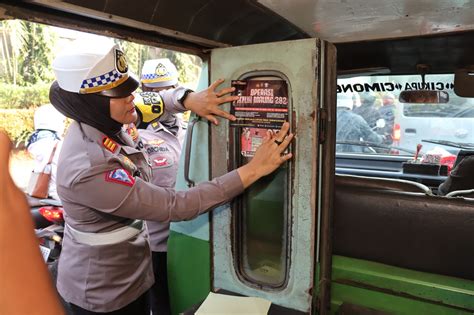 Operasi Patuh Maung 2024 Sat Lantas Polresta Tangerang Gelar Kampanye