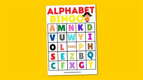 Free Alphabet Bingo Printable Game For Kids