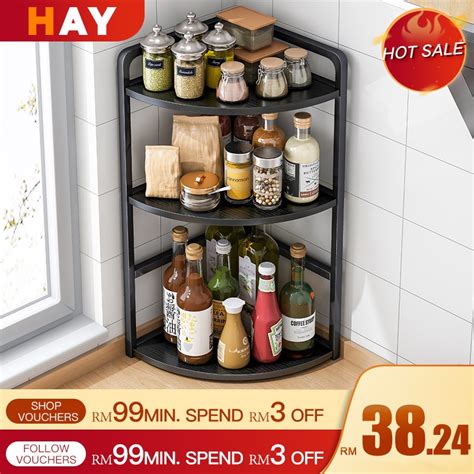 Kitchen Organizer Spice Rack Multi Layer Storage Rack Kitchen Rack Rak