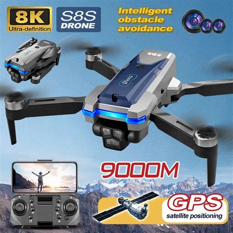 S8S GPS Drone 5G Wifi 8K HD Dual ESC C Mera Fluxo Ptico 360 Obst Culo