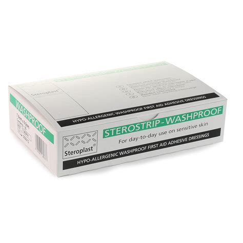 Sterostrip Washproof Plaster 75cm X 5cm X Pack Of 50 Medisave Uk