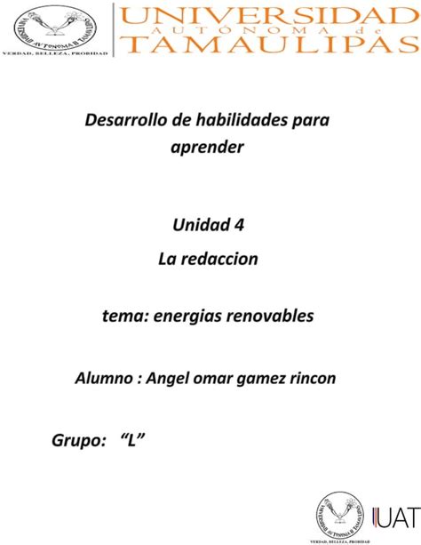 Unidad 4 Ensayo Energias Renovables PDF Descarga Gratuita