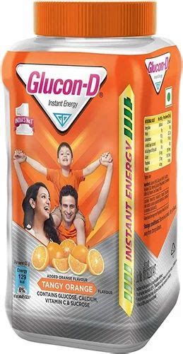 Glucon D Orange Glucose Powder Treatment Instant Energy Packaging