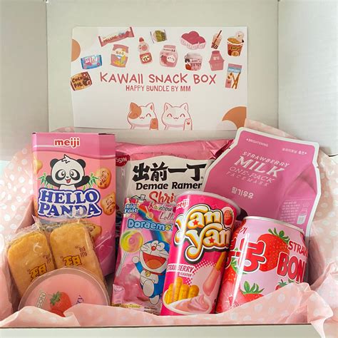 Kawaii Cute Japanese Korean Snack Box Asian Snack Box Etsy Australia