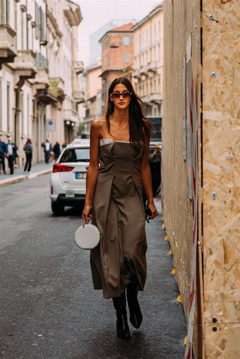 Milan Fashion Week Street Style Day 2 Best Street Style At Milan Fashion Week Spring 21