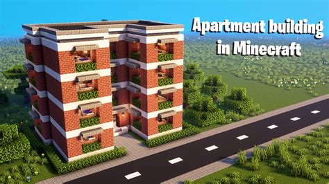 How To Build An Apartment Building In Minecraft Youtube